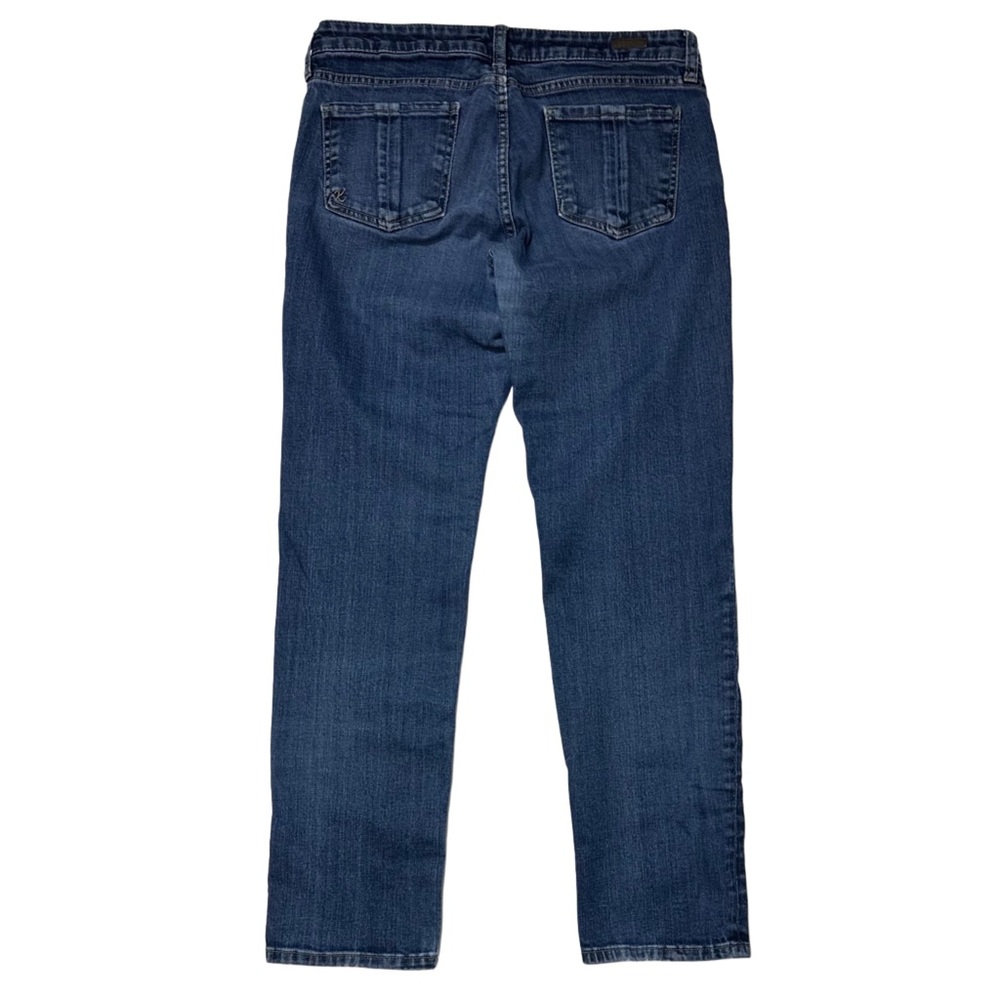 Chico's So Slimming Girlfriend Crop Jeans Dark Wash Size 0.5 (US 6) - Picture 2 of 5